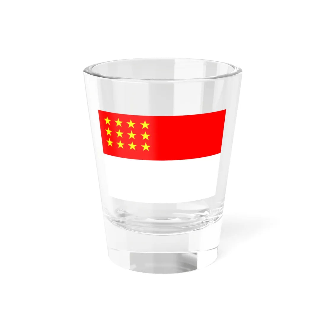 Sang Saka Malaya 12 star (Malaysia) Shot Glass 1.5oz 1.5oz - Go Mug Yourself