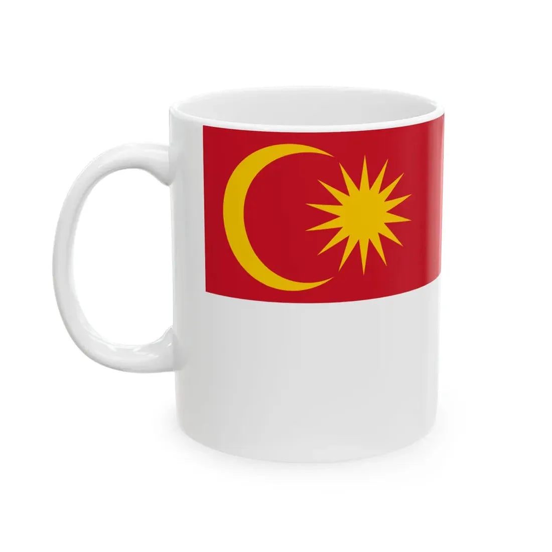 Sang Saka Malaya Crescent Star 14 var (Malaysia) White Coffee Mug - Go Mug Yourself
