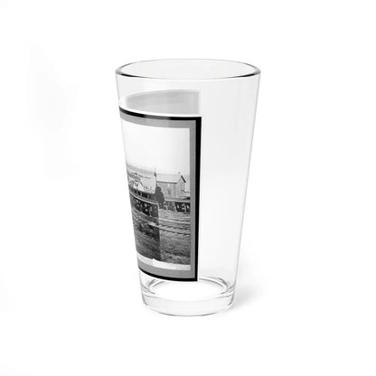 Sanitary Commission Barge At The Docks, City Point, Virginia (U.S. Civil War) Pint Glass 16oz-Go Mug Yourself