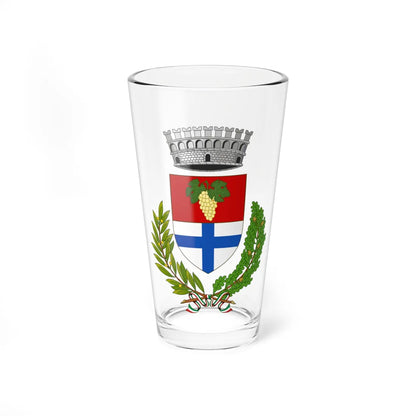 Sannicola-Stemma (Italy) (Coat of Arms) Pint Glass 16oz 16oz - Go Mug Yourself