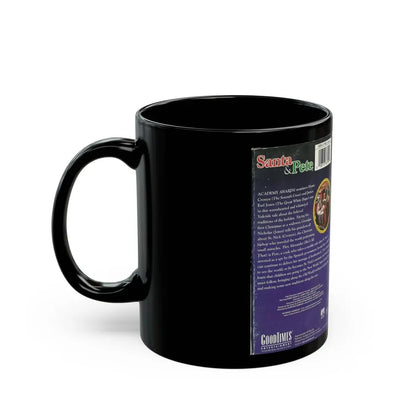 SANTA AND PETE (VHS COVER) - Black Coffee Mug - Go Mug Yourself