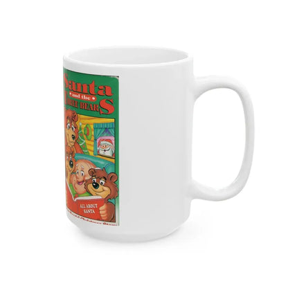 SANTA AND THE THREE BEARS UAV HOME VIDEO (VHS COVER) - White Coffee Mug - Go Mug Yourself