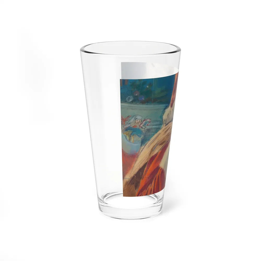 Santa Arrives (Magazine Illustration) Pint Glass 16oz-Go Mug Yourself