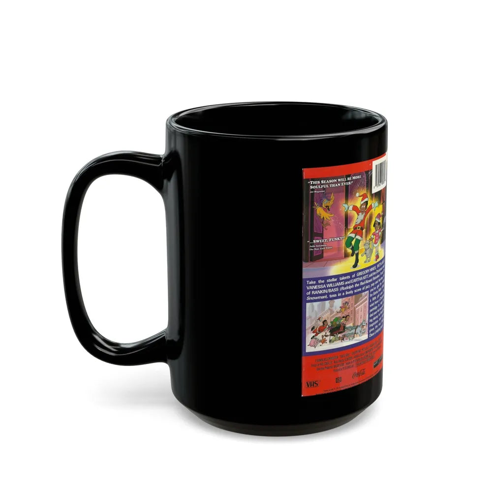 SANTA BABY (VHS COVER) - Black Coffee Mug-Go Mug Yourself