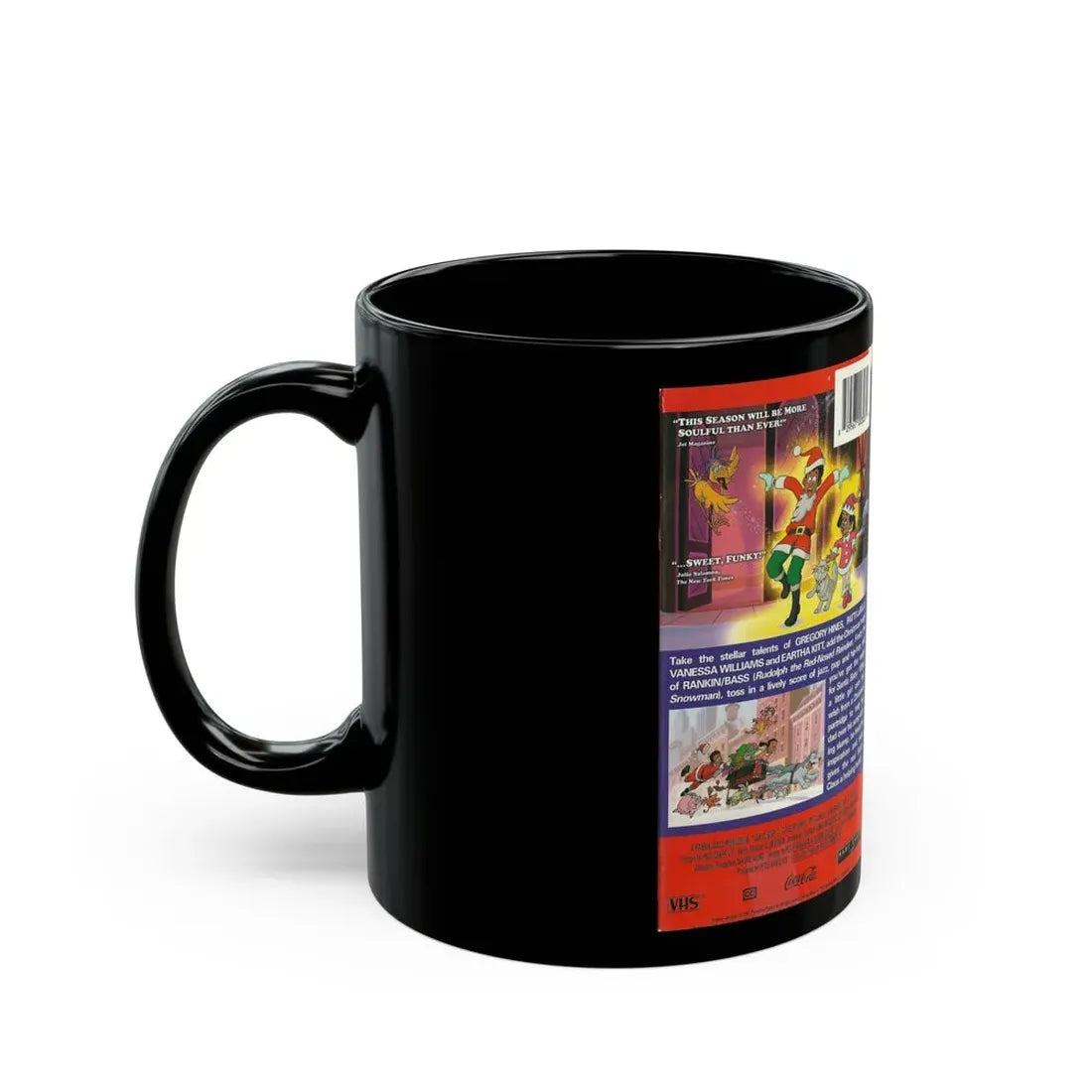 SANTA BABY (VHS COVER) - Black Coffee Mug - Go Mug Yourself