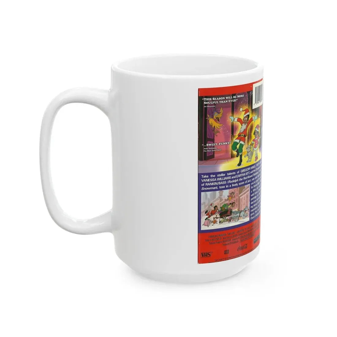 SANTA BABY (VHS COVER) - White Coffee Mug - Go Mug Yourself