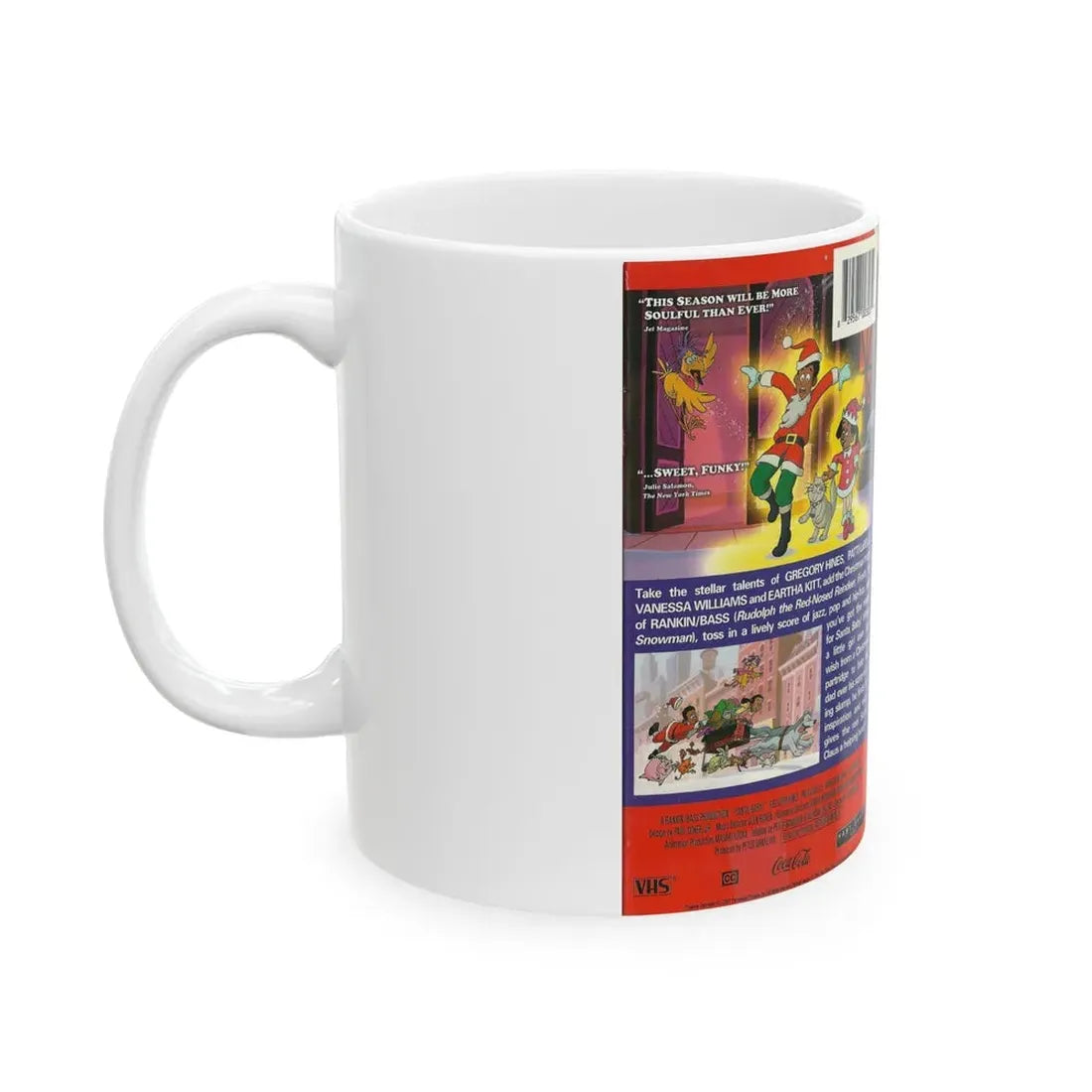 SANTA BABY (VHS COVER) - White Coffee Mug - Go Mug Yourself