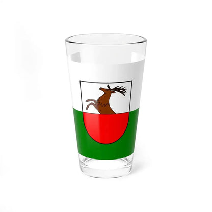 Santa Cristina Valgardena-Bandiera (Italy) Pint Glass 16oz 16oz - Go Mug Yourself