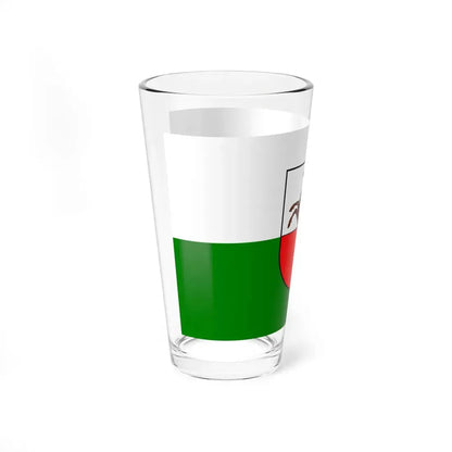 Santa Cristina Valgardena-Bandiera (Italy) Pint Glass 16oz - Go Mug Yourself