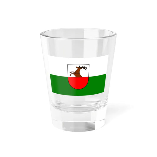 Santa Cristina Valgardena-Bandiera (Italy) Shot Glass 1.5oz 1.5oz - Go Mug Yourself
