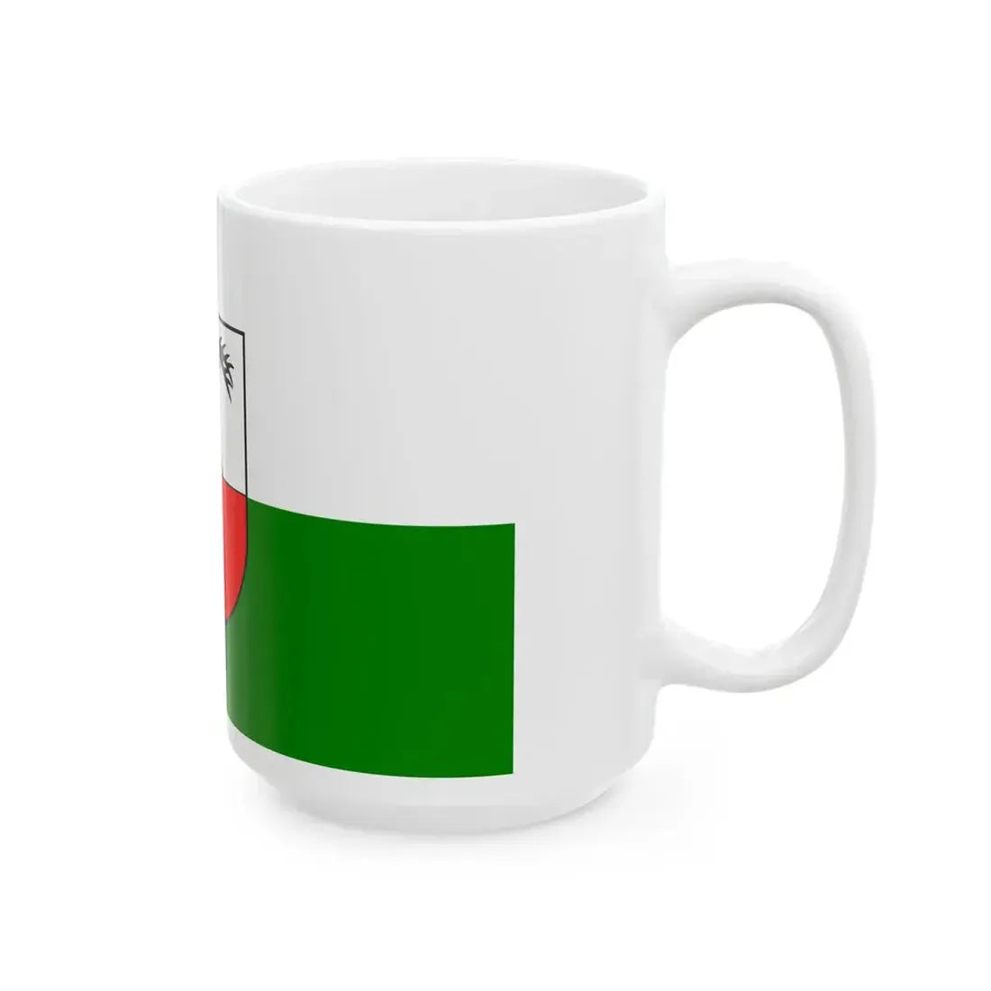 Santa Cristina Valgardena-Bandiera (Italy) White Coffee Mug - Go Mug Yourself