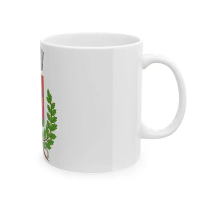 Santa Fiora-Bandiera (Italy) White Coffee Mug - Go Mug Yourself