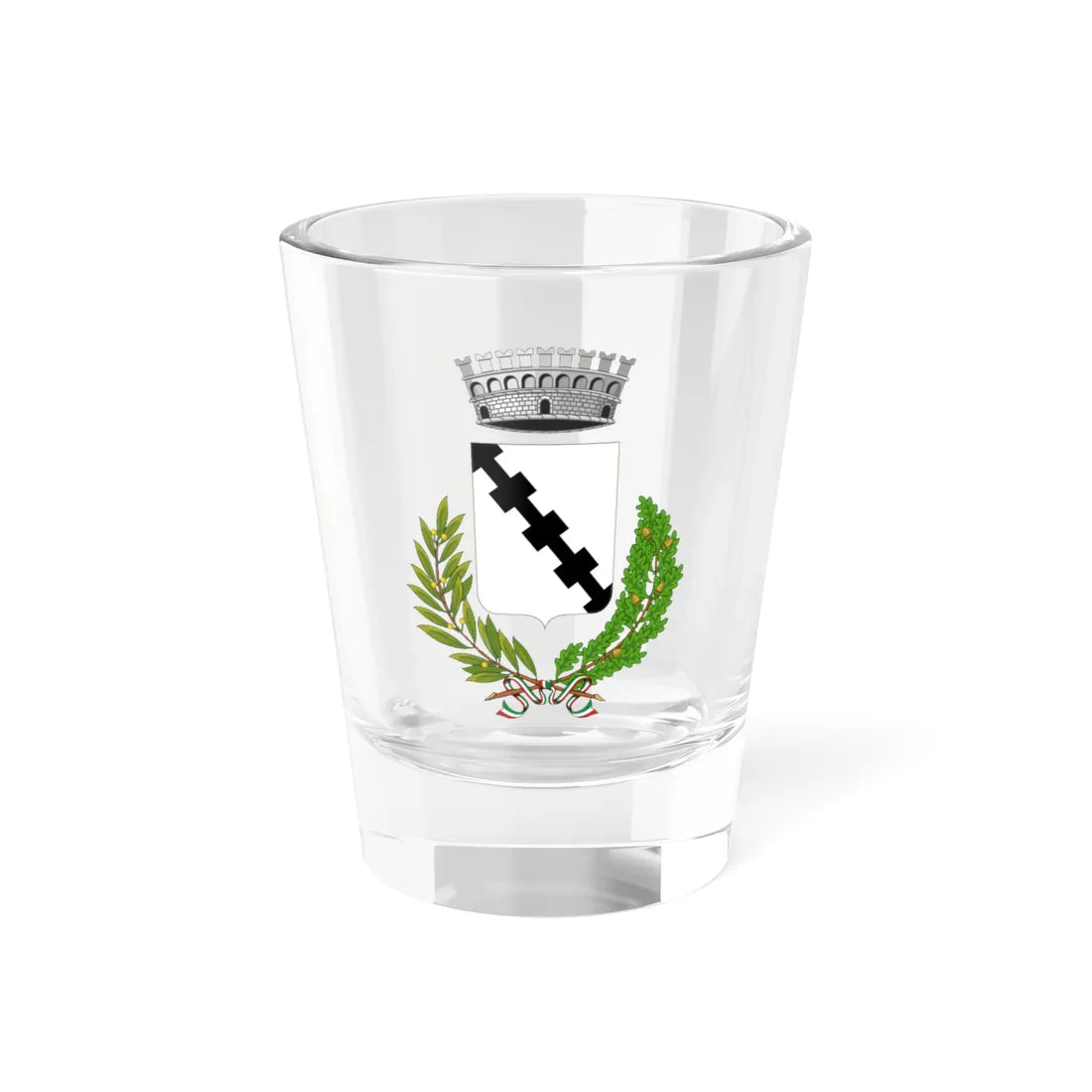 Santa Maria di Sala-Stemma (Italy) (Coat of Arms) Shot Glass 1.5oz 1.5oz - Go Mug Yourself