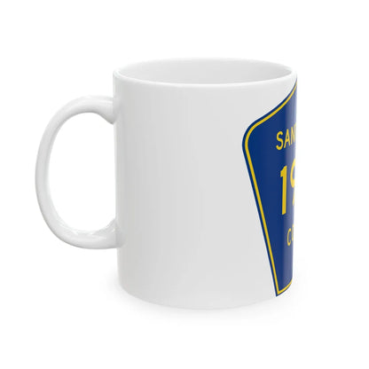Santa Rosa County 191B (Florida) (Road Sign) White Coffee Mug - Go Mug Yourself
