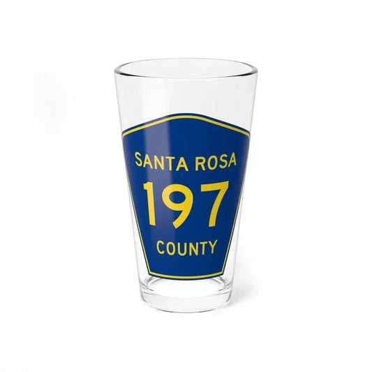 Santa Rosa County 197 (Florida) (Road Sign) Pint Glss 16oz 16oz - Go Mug Yourself