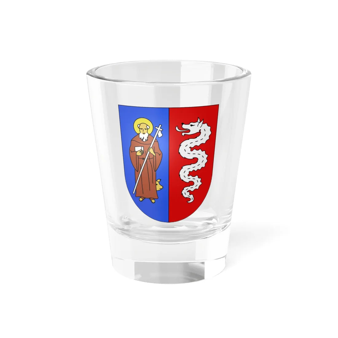 SantAntonio-coat of arms (Switzerland) (Coat of Arms) Shot Glass 1.5oz - Go Mug Yourself