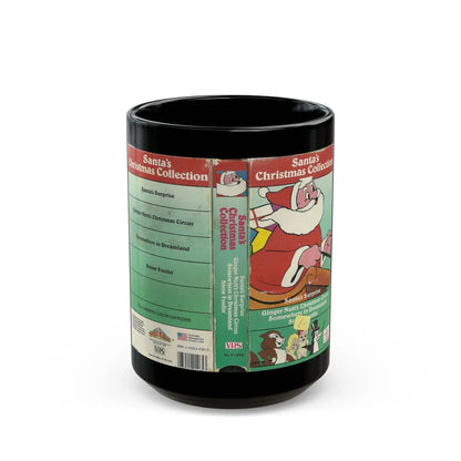 SANTAS CHRISTMAS COLLECTION KIDS KLASSICS (VHS COVER) - Black Coffee Mug-15oz-Go Mug Yourself