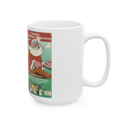 SANTAS CHRISTMAS COLLECTION (VHS COVER) - White Coffee Mug-Go Mug Yourself