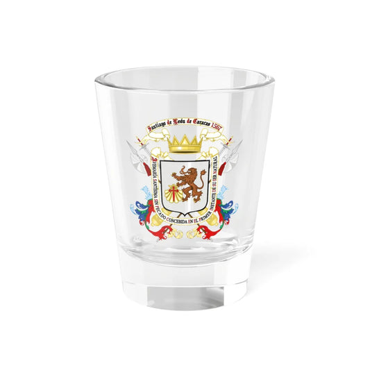 Santiago de León de Caracas 1567 (Costa Rica) (Coat of Arms) Shot Glass 1.5oz 1.5oz - Go Mug Yourself