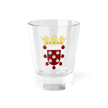 Santiago Old Shield (Costa Rica) (Coat of Arms) Shot Glass 1.5oz 1.5oz - Go Mug Yourself