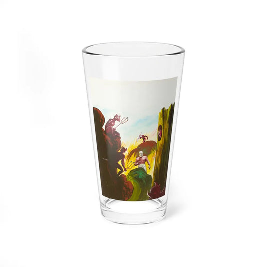 Santo, El Enmascarado De Plata, Mexican comic book cover (2) - Pint Glass 16oz 16oz - Go Mug Yourself