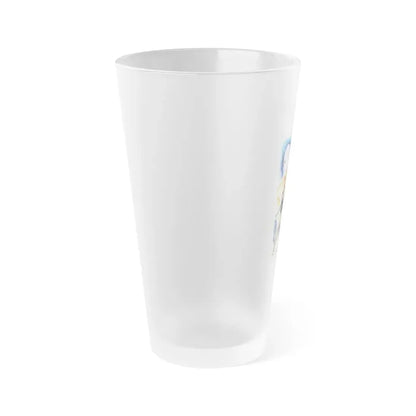 SANTO FACES DEATH 1969 Movie Poster - Frosted Pint Glass 16oz - Go Mug Yourself