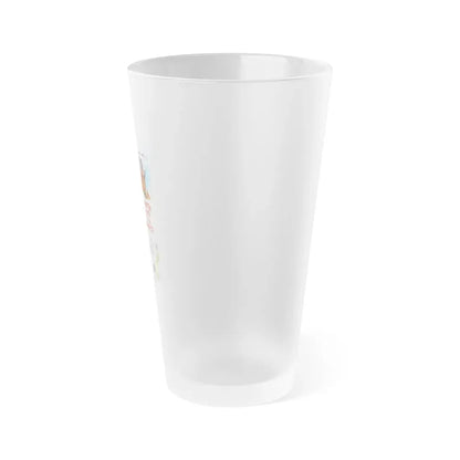 SANTO FACES DEATH 1969 Movie Poster - Frosted Pint Glass 16oz - Go Mug Yourself