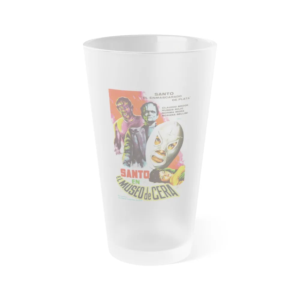 SANTO IN THE WAX MUSEUM (2) 1963 Movie Poster - Frosted Pint Glass 16oz-16oz-Frosted-Go Mug Yourself