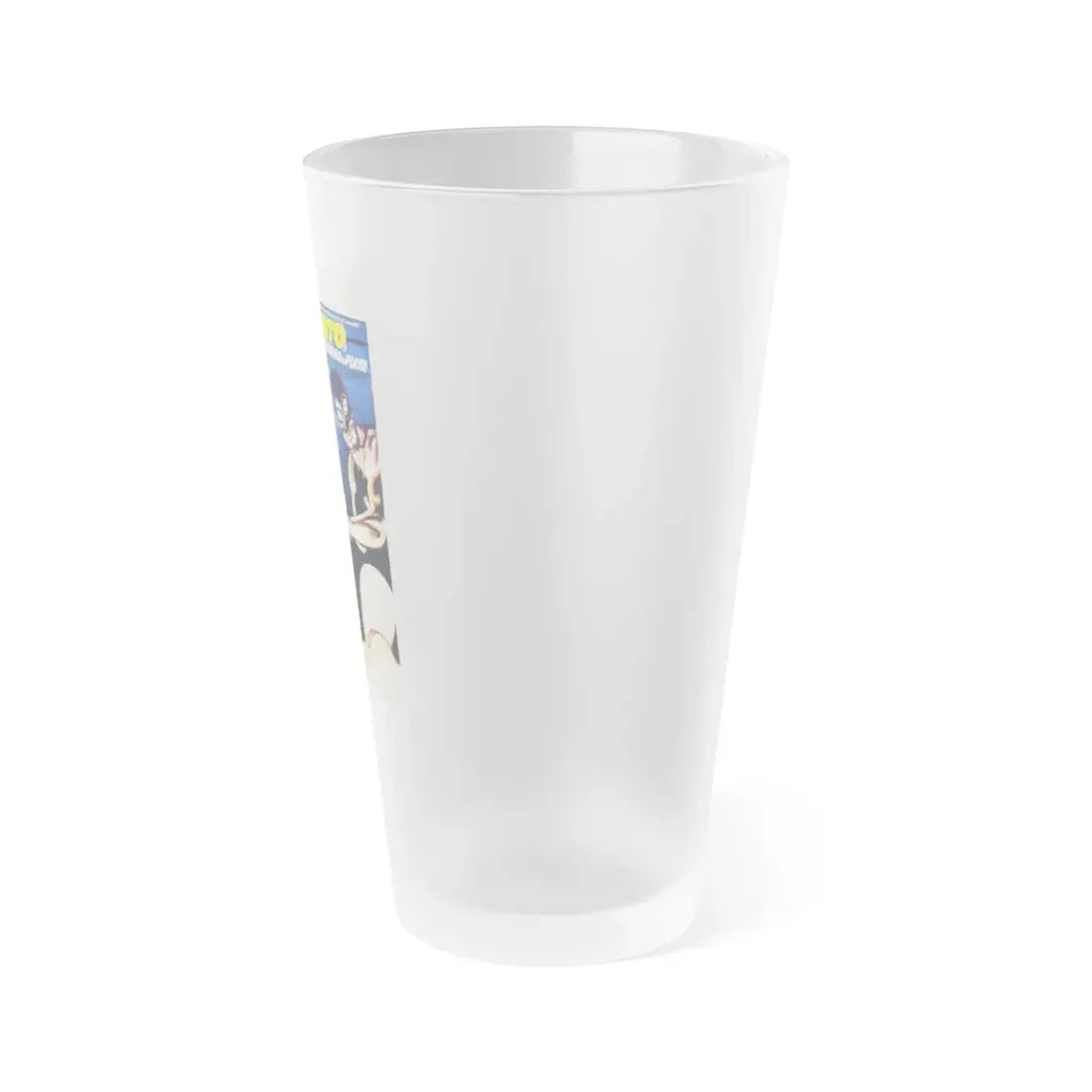 SANTO VS THE DIABOLICAL HATCHET 1965 Movie Poster - Frosted Pint Glass 16oz - Go Mug Yourself
