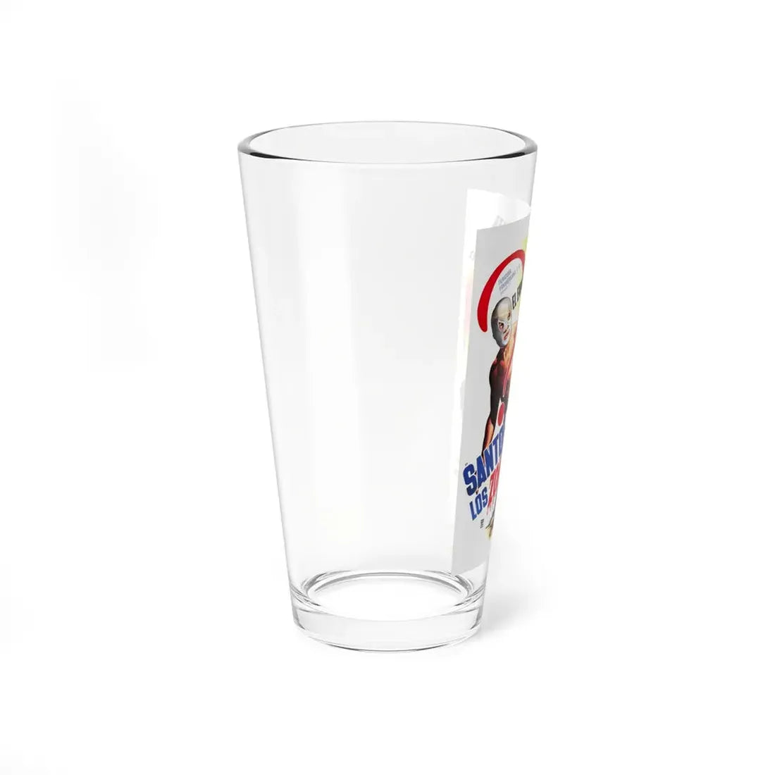 SANTO VS THE ZOMBIES 1961 Movie Poster - Pint Glass 16oz - Go Mug Yourself