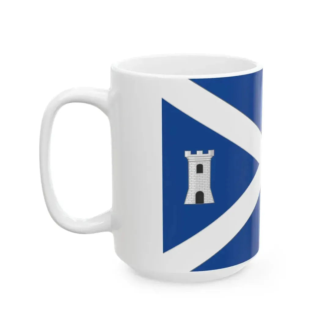 SantOmobono Terme-Bandiera (Italy) White Coffee Mug - Go Mug Yourself