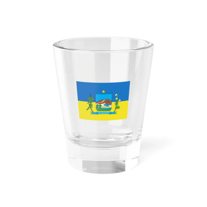 Sao-Fernando-RN-Bandeira-Municipio (Brazil) Shot Glass 1.5oz 1.5oz - Go Mug Yourself