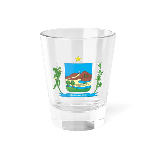 Sao-Fernando-RN-Brasao-Municipio (Brazil) (Coat of Arms) Shot Glass 1.5oz 1.5oz - Go Mug Yourself