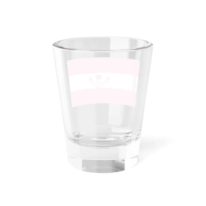 Sapphic pride flag of Kazakhstan (Kazakhstan) Shot Glass 1.5oz - Go Mug Yourself
