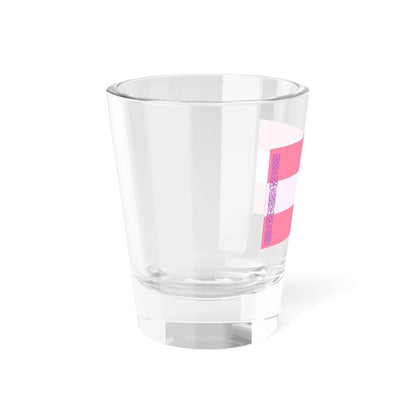 Sapphic pride flag of Kazakhstan (Kazakhstan) Shot Glass 1.5oz - Go Mug Yourself