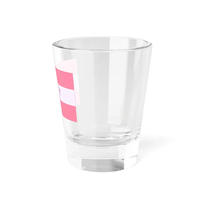 Sapphic pride flag of Kazakhstan (Kazakhstan) Shot Glass 1.5oz - Go Mug Yourself