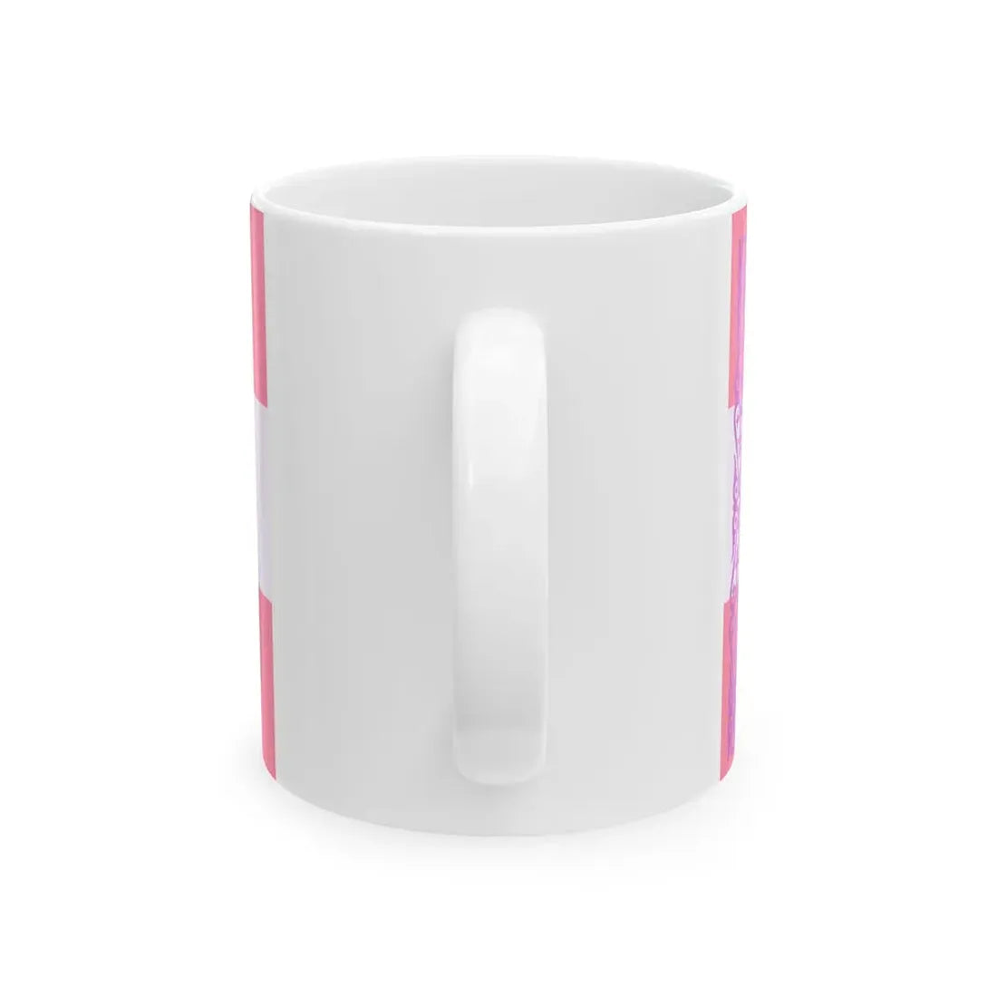 Sapphic pride flag of Kazakhstan (Kazakhstan) White Coffee Mug - Go Mug Yourself
