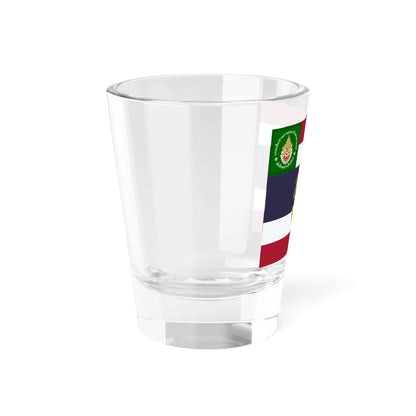Saradul Dhvaj Regimental colours of the Royal Wild Tigers Ranger Regiment (Thailand) Shot Glass 1.5oz - Go Mug Yourself