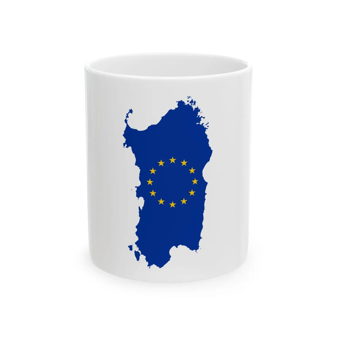 Sardinia EU (Italy) White Coffee Mug 11oz - Go Mug Yourself