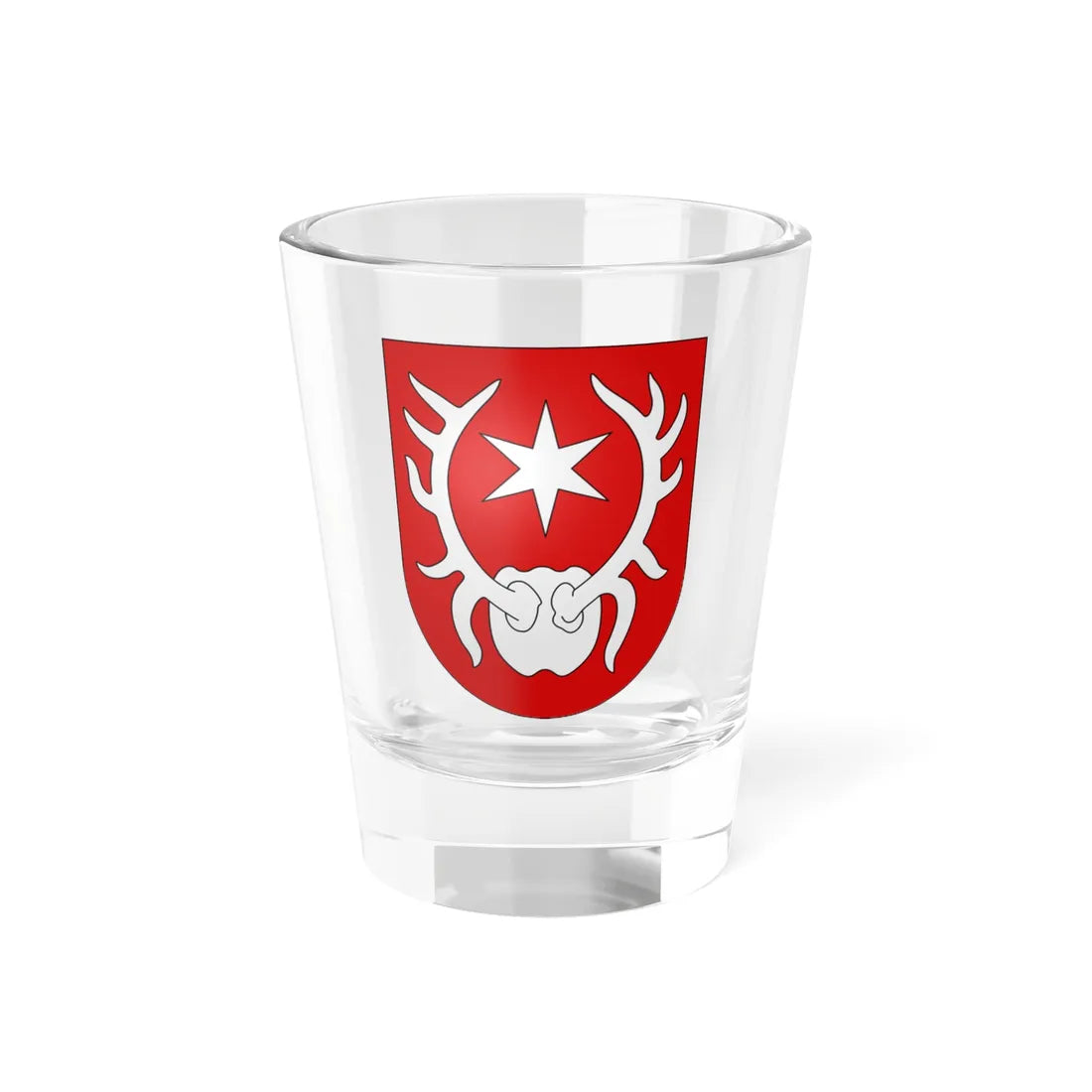 Sarnen-coat of arms (Switzerland) (Coat of Arms) Shot Glass 1.5oz 1.5oz - Go Mug Yourself