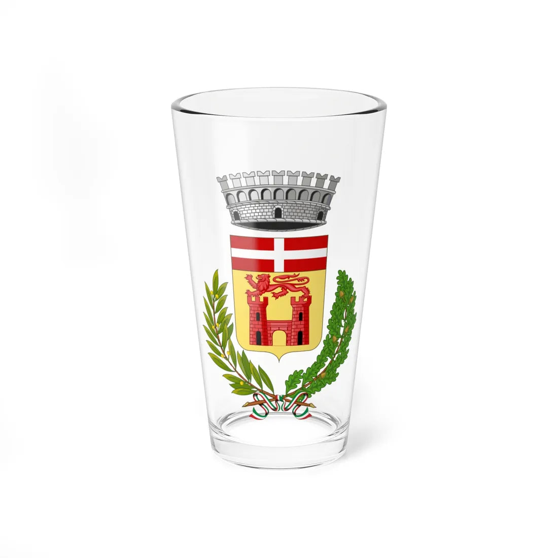 Sarre-Stemma (Italy) (Coat of Arms) Pint Glass 16oz 16oz - Go Mug Yourself