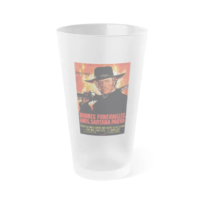 SARTANA WILL PAY 1970 Movie Poster - Frosted Pint Glass 16oz 16oz Frosted - Go Mug Yourself