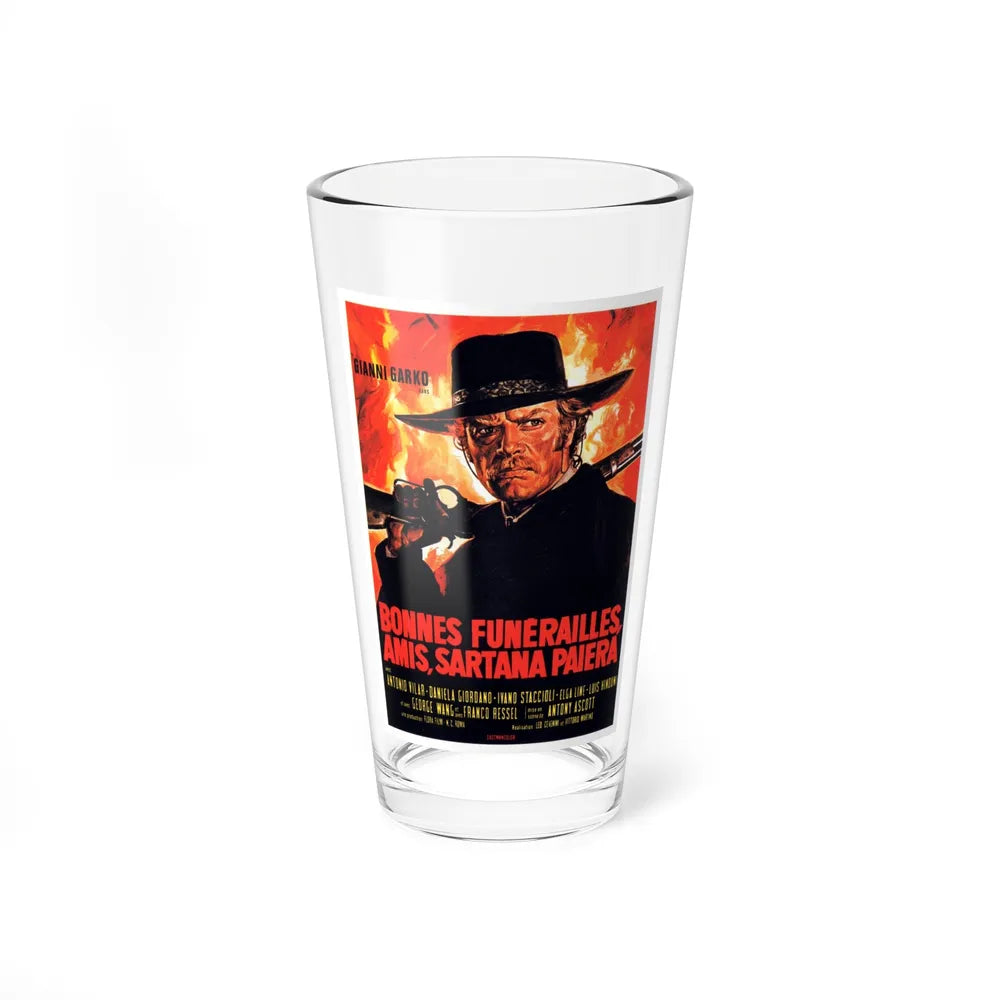 SARTANA WILL PAY 1970 Movie Poster - Pint Glass 16oz-16oz-Go Mug Yourself