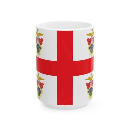 Sassello-Bandiera (Italy) White Coffee Mug 15oz - Go Mug Yourself