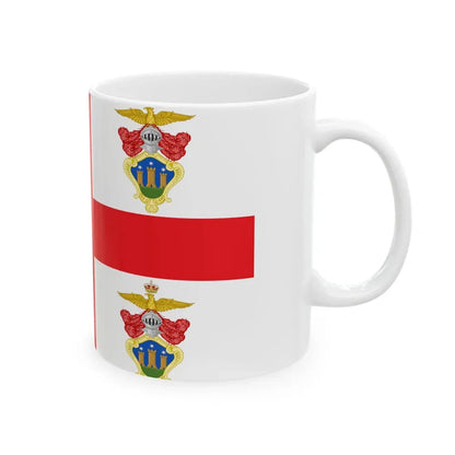 Sassello-Bandiera (Italy) White Coffee Mug - Go Mug Yourself