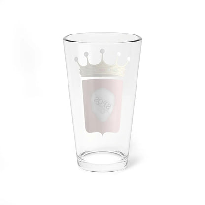 Sassoferrato-Stemma (Italy) (Coat of Arms) Pint Glass 16oz - Go Mug Yourself
