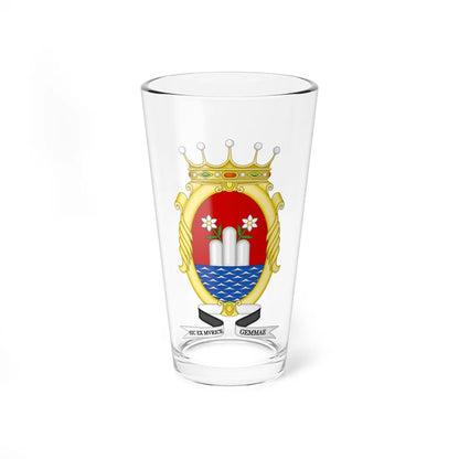 Sassuolo-Stemma (Italy) (Coat of Arms) Pint Glass 16oz 16oz - Go Mug Yourself