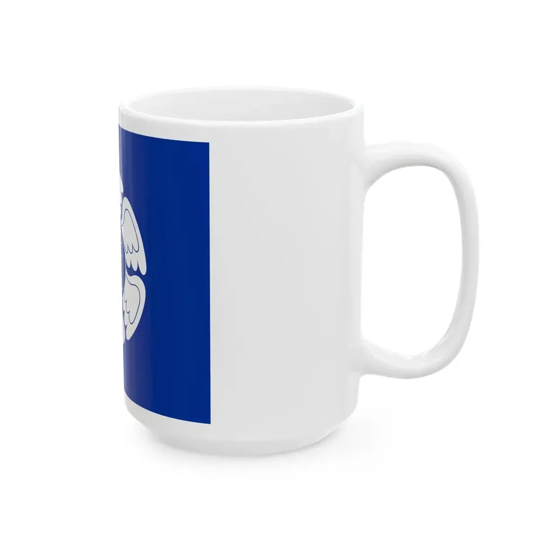 Satakunnan Lennoston lippu (Finland) White Coffee Mug - Go Mug Yourself