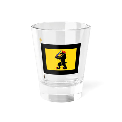 Satakunnan pioneeri- ja viestipataljoonan lippu (Finland) Shot Glass 1.5oz 1.5oz - Go Mug Yourself