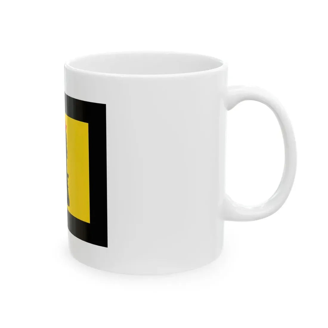 Satakunnan pioneeri- ja viestipataljoonan lippu (Finland) White Coffee Mug - Go Mug Yourself
